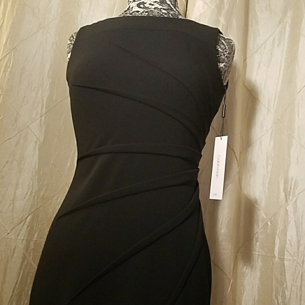 Calvin Klein little black dress, size 4 - Picture 4 of 6